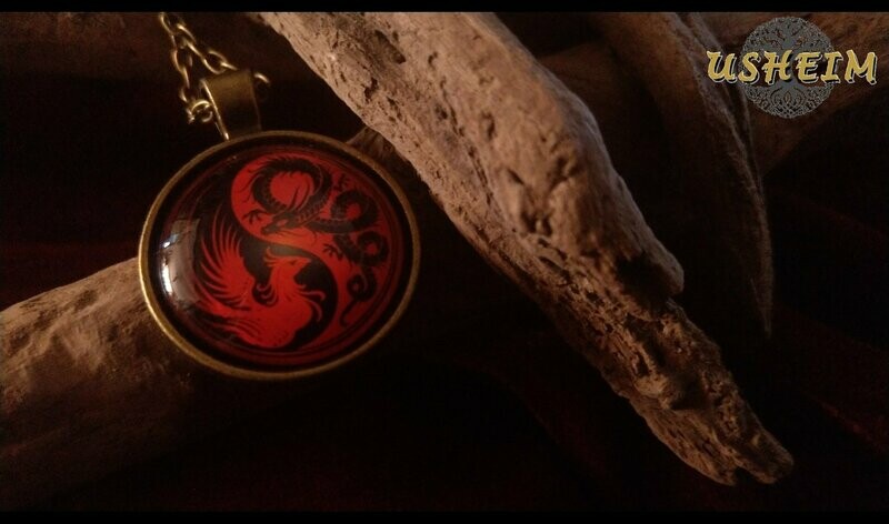 ​Glasanhänger "Drachen“ - Ausführung 2