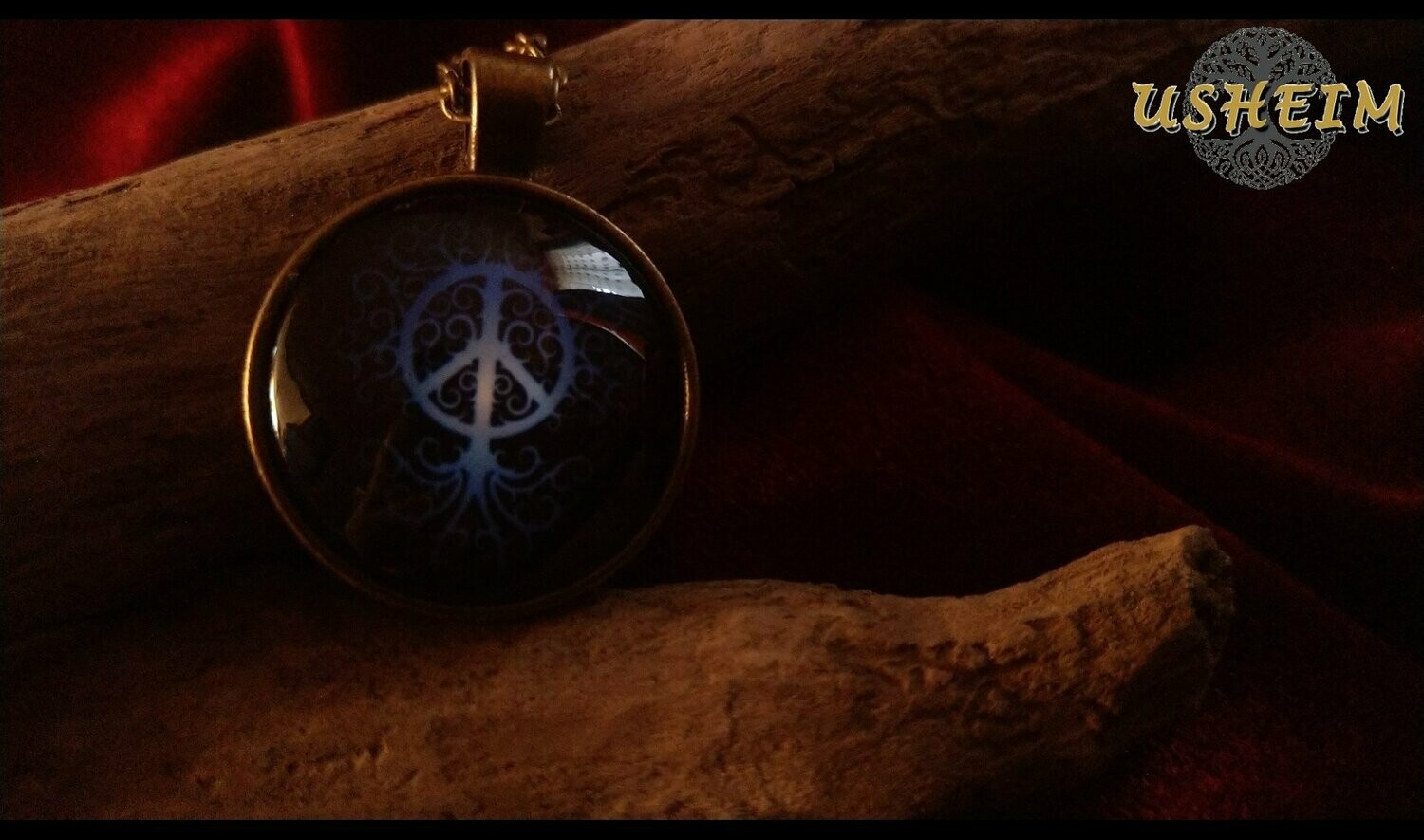 ​Glasanhänger "Peace" - Ausführung 1