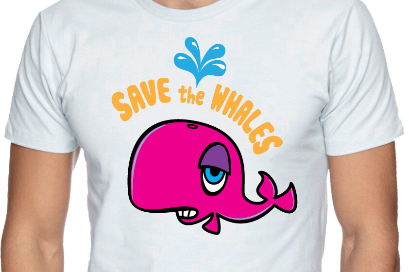 Save the Whales Magenta
