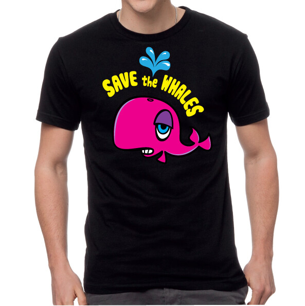 Save the Whales Magenta