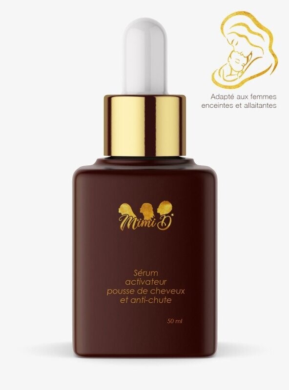 SERUM ACTIVATEUR DE POUSSE ET ANTI-CHUTE - Femmes enceintes et allaitantes & enfants (Adapté aux enfants à partir de 6 mois)