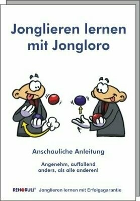 Jonglieren lernen mit Jongloro - Deutschlands meistverkaufte Jonglier-Anleitung