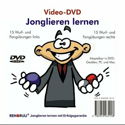 Video-DVD "Jonglieren lernen" - abspielbar auf PC/Mac/DVD-Abspielgeräten - VERSANDKOSTENFREI innerhalb Deutschlands