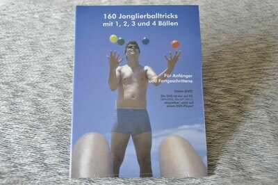 Video-DVD "160 Jonglierballtricks mit 1, 2, 3 und 4 Bällen" - nur auf Windows-PC abspielbar - ohne Bälle VERSANDKOSTENFREI innerhalb Deutschlands