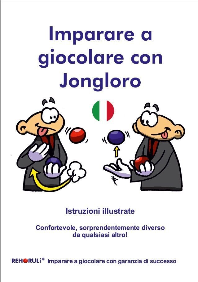 Imparare a giocolare con Jongloro (eBook/PDF) - ITALIAN Juggling Instruction