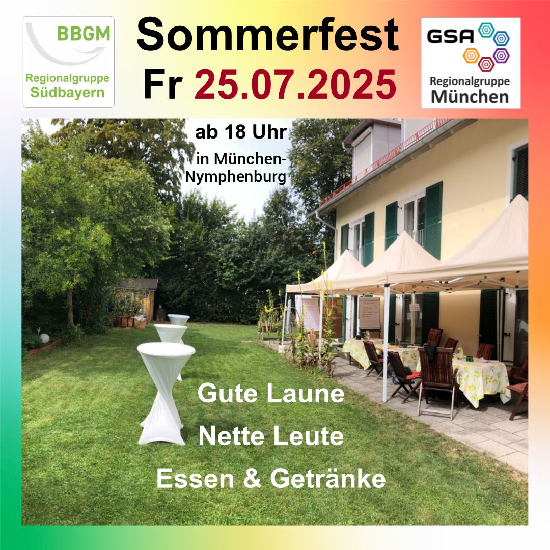 Sommerfest am 25. Juli 2025 ab 18 Uhr