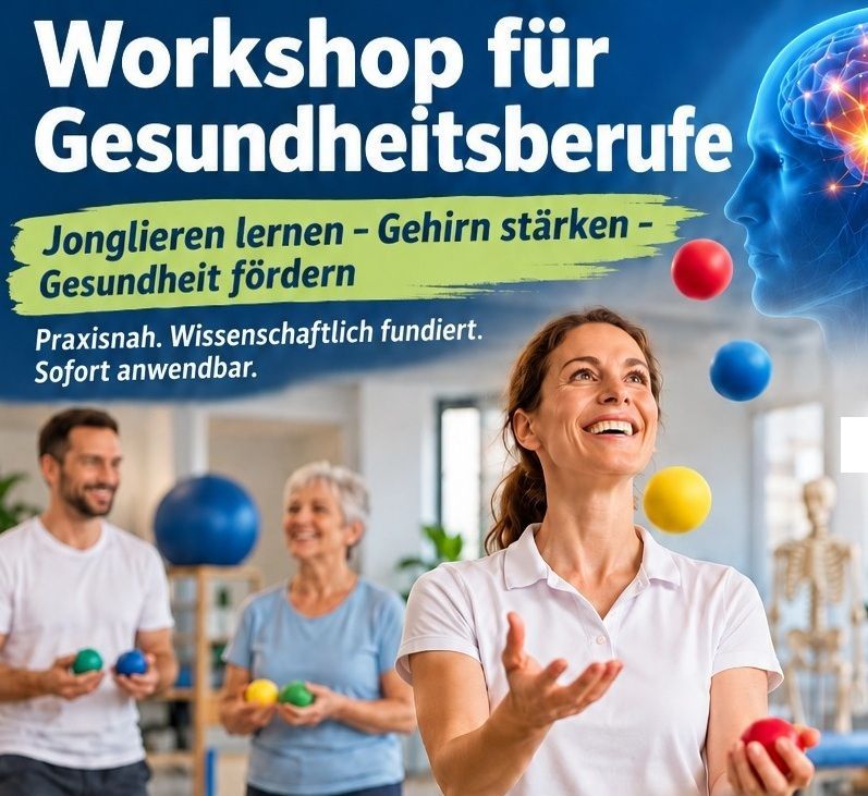 Gehirn-Wissen & Jonglieren für Gesundheitsberufe (1 Tag)