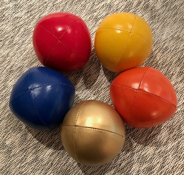 REHORULI®-Jonglierball - Größe XL (90mm/180 g) 4-Panel