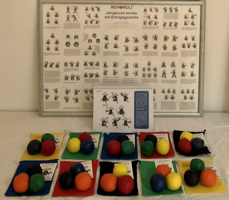 Jonglier-Set STANDARD für Schulen + Sportvereine
