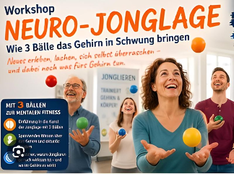 Workshop Neuro-Jonglage - Mit 3 Bällen zur mentalen Fitness Workshop Neuro-Jonglage - Mit 3 Bällen zur mentalen Fitness