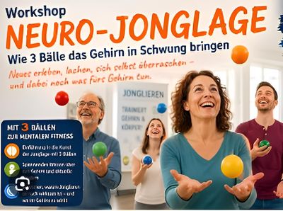 Workshop Neuro-Jonglage - Mit 3 Bällen zur mentalen Fitness Workshop Neuro-Jonglage - Mit 3 Bällen zur mentalen Fitness