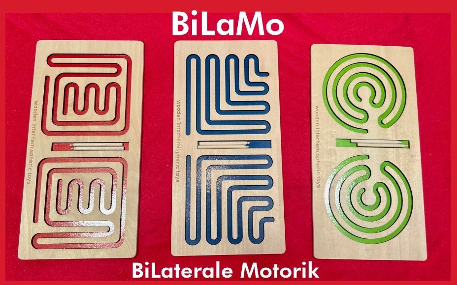 BiLaMo - BiLaterale Motorik - 3 Varianten aus Holz
