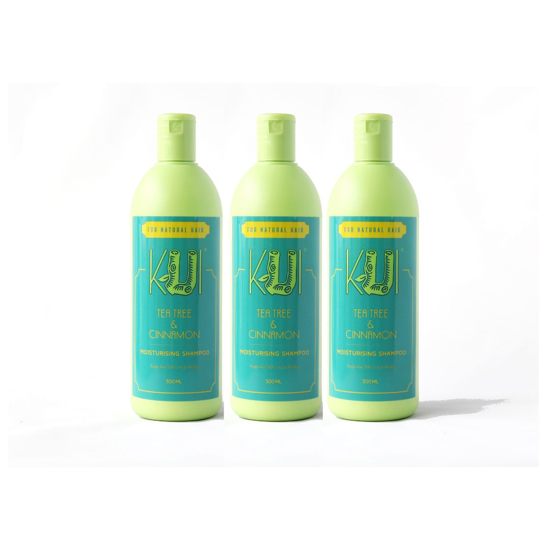 Kui® Tea Tree &amp; Cinnamon Shampoo Bundle – Buy 2, Get 1 Half Price