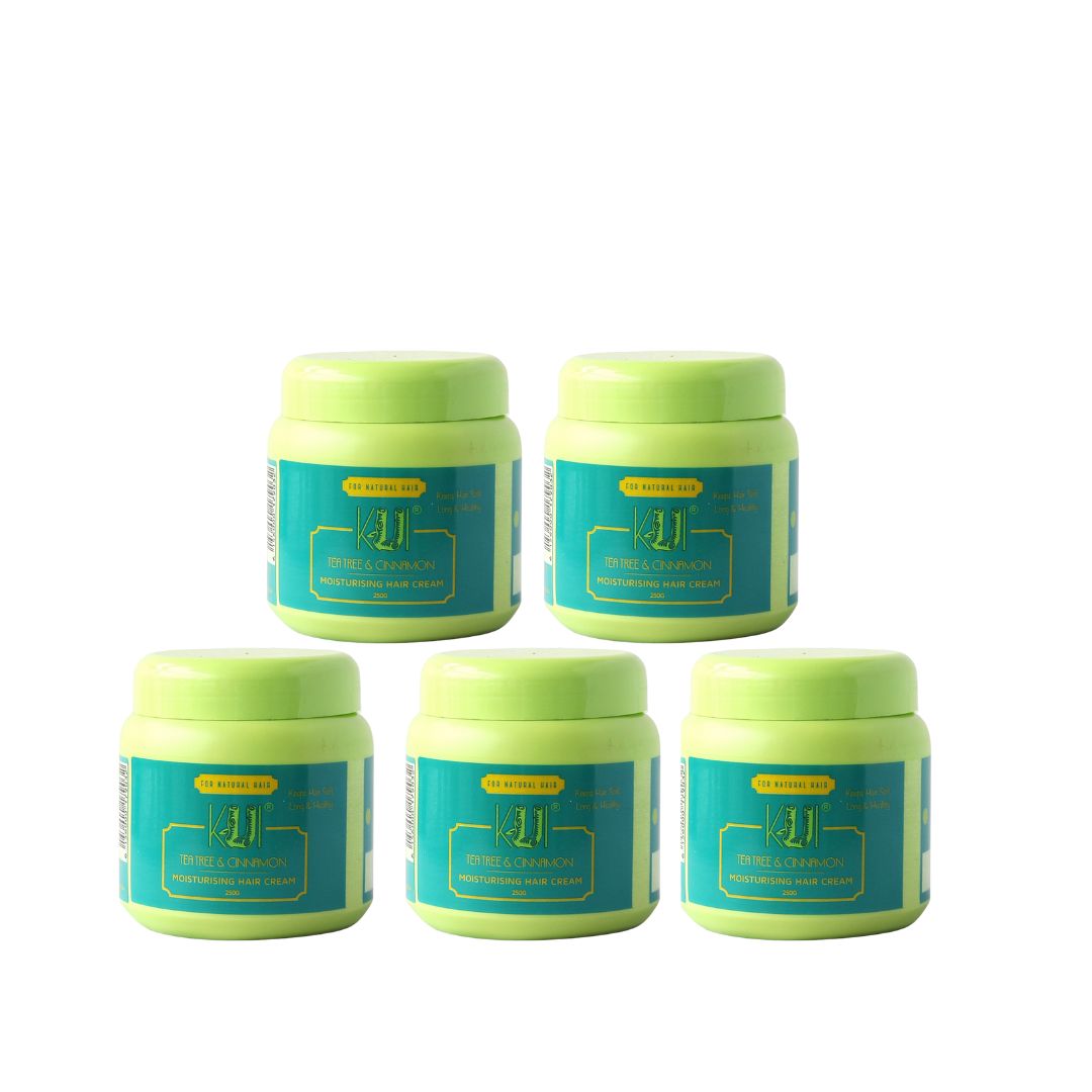 Kui Hair Cream 5-Pack – Moisture Lock &amp; Shine (250g x5)