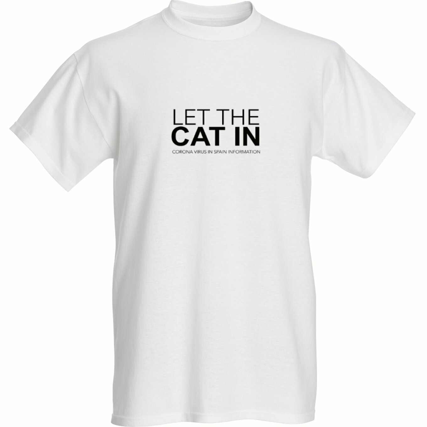 Let the cat in (White T-shirt)
