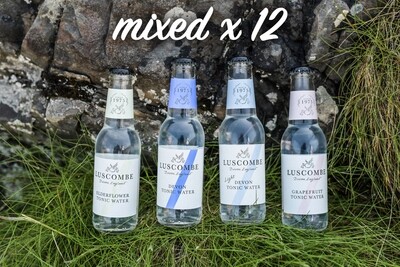 An assortment box of Tonic Waters (Box of 12 x 200ml)