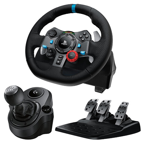 Logitech G29 Driving Force Wheel PS4/PS3 Black + FREE Logitech Driving  Force Shifter For The G29 Racing Wheel