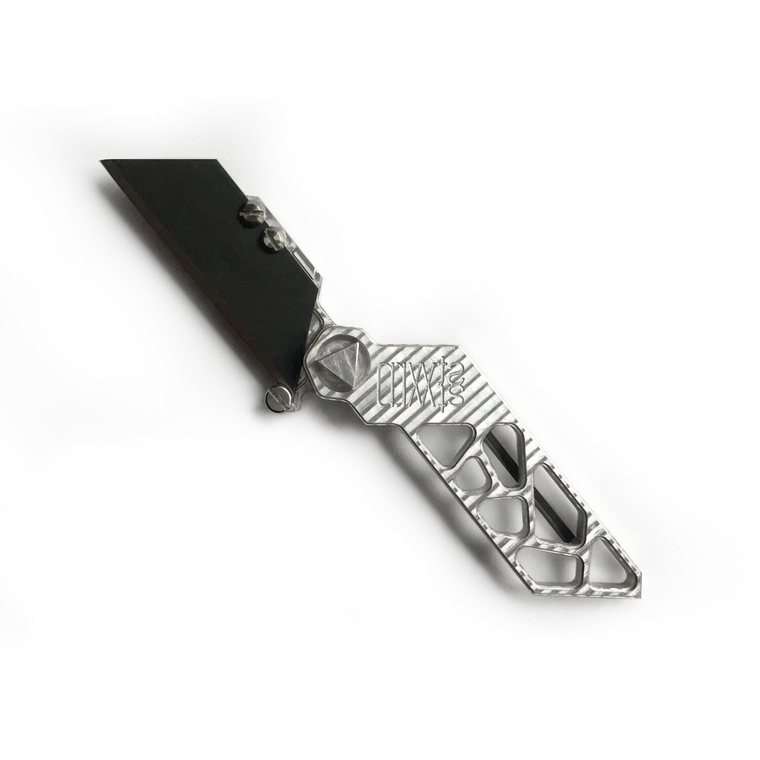 Ultralight folding utility knife / raw finish