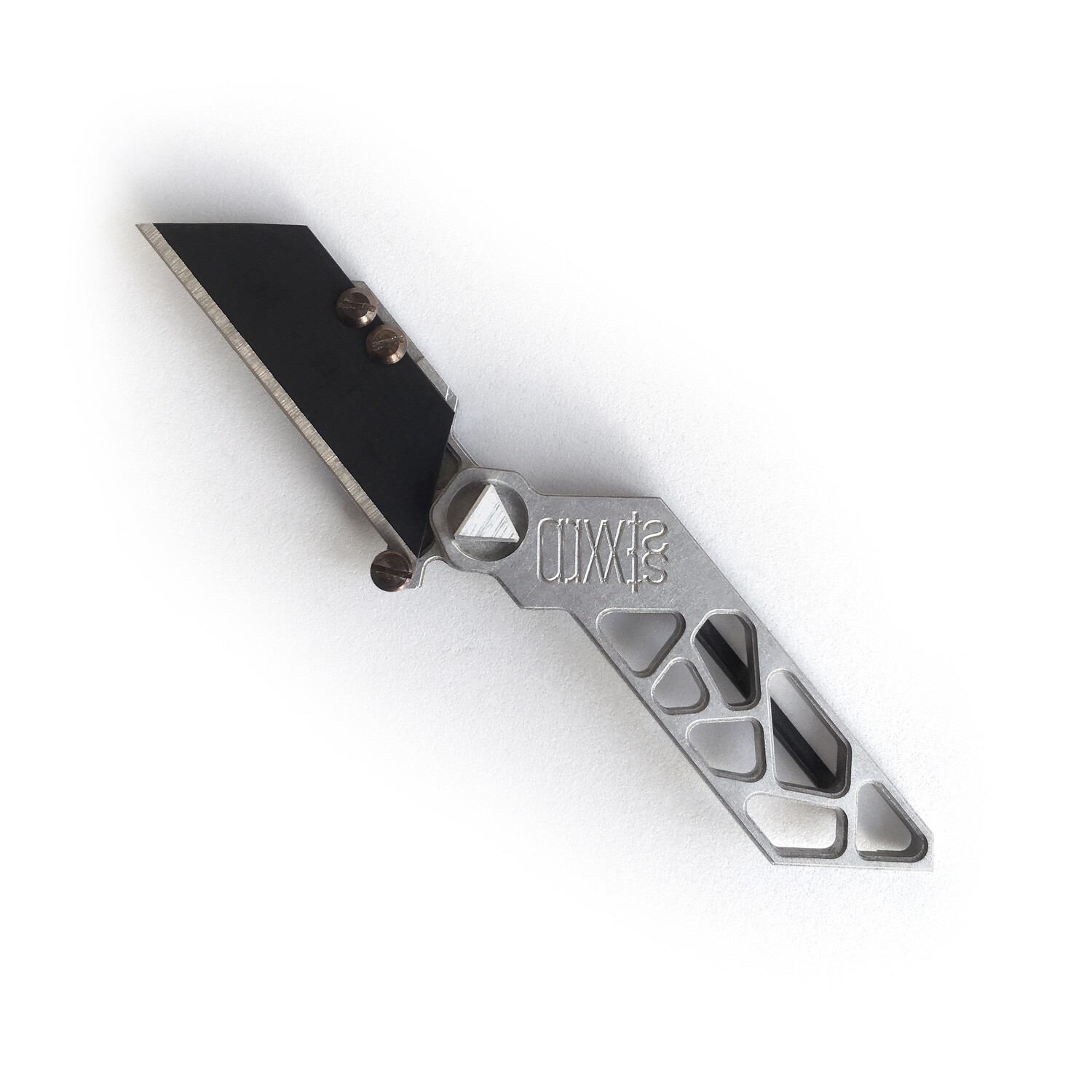 Ultralight folding utility knife / brushed finish