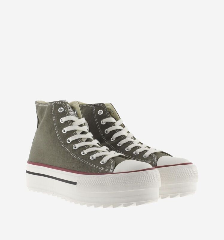 Baskets Victoria Montantes Kaki