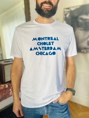 T-shirt blanc Montréal Cholet