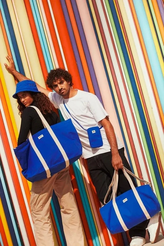 Sac polochon SIMON Bleu Electrique