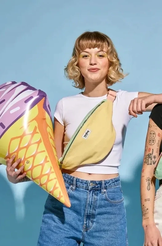 Sac banane SACHA Tricolore jaune