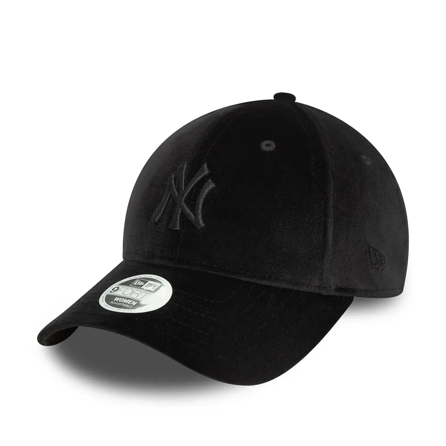 Casquette 9FORTY Adjustable New York Yankees Velours Midi Noir - Femme