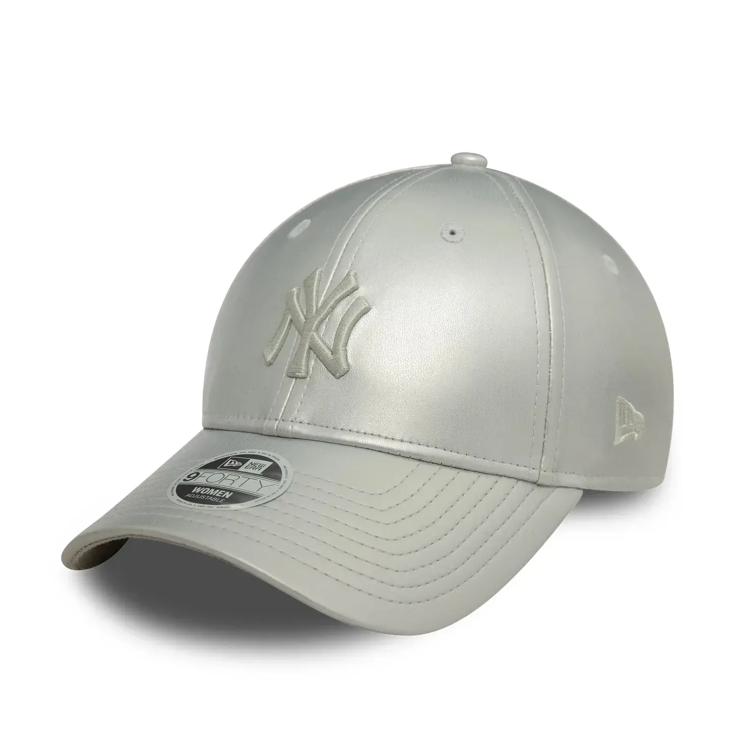 Casquette 9FORTY Adjustable New York Yankees Midi PU Gris
