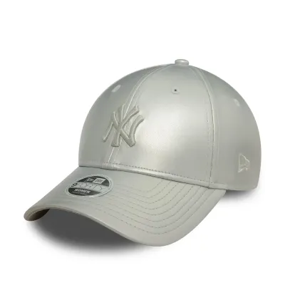 Casquette 9FORTY Adjustable New York Yankees Midi PU Gris