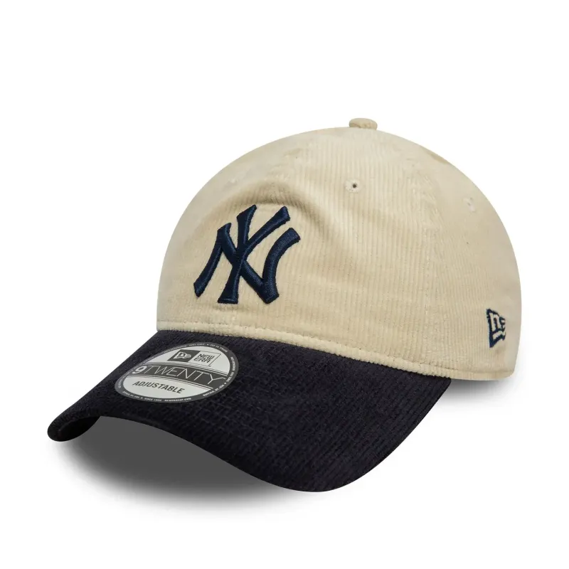 Casquette 9TWENTY Adjustable New York Yankees Block Cord Crème
