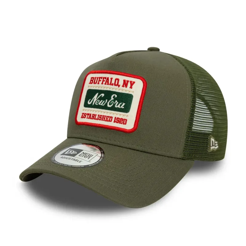 Casquette 9FORTY A-Frame Trucker New Era Patch Vert