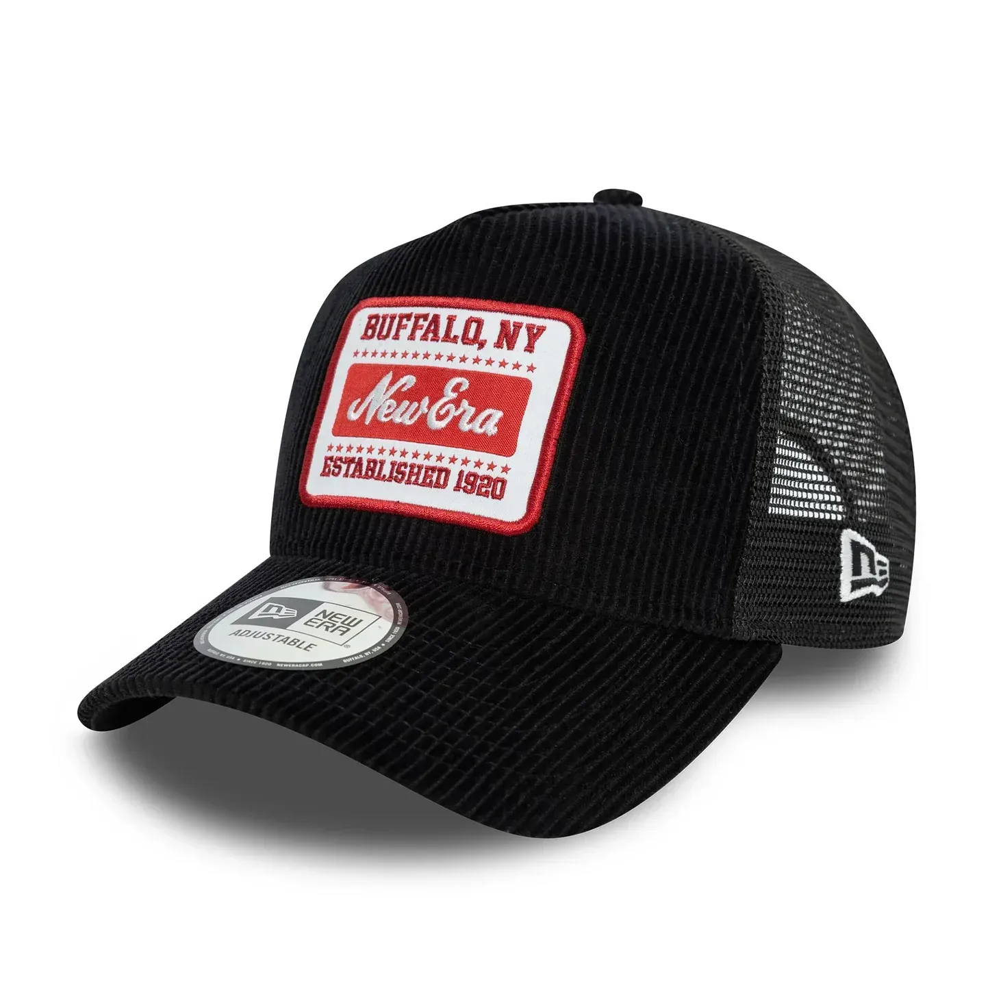 Casquette 9FORTY A-Frame Trucker New Era Patch Cord Noir