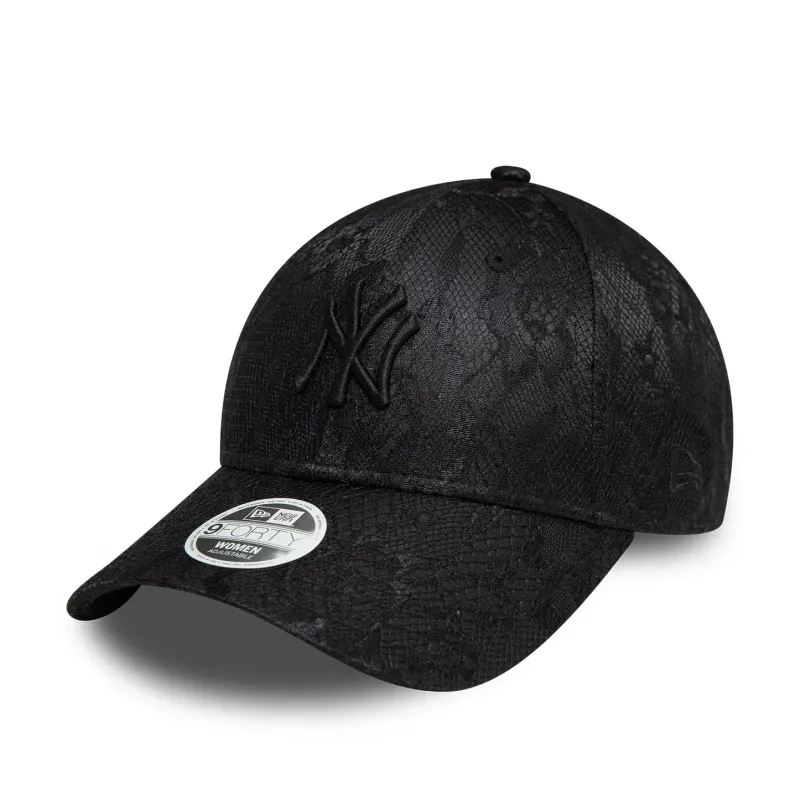 Casquette 9FORTY Adjustable New York Yankees Dentelle Noir - Femme