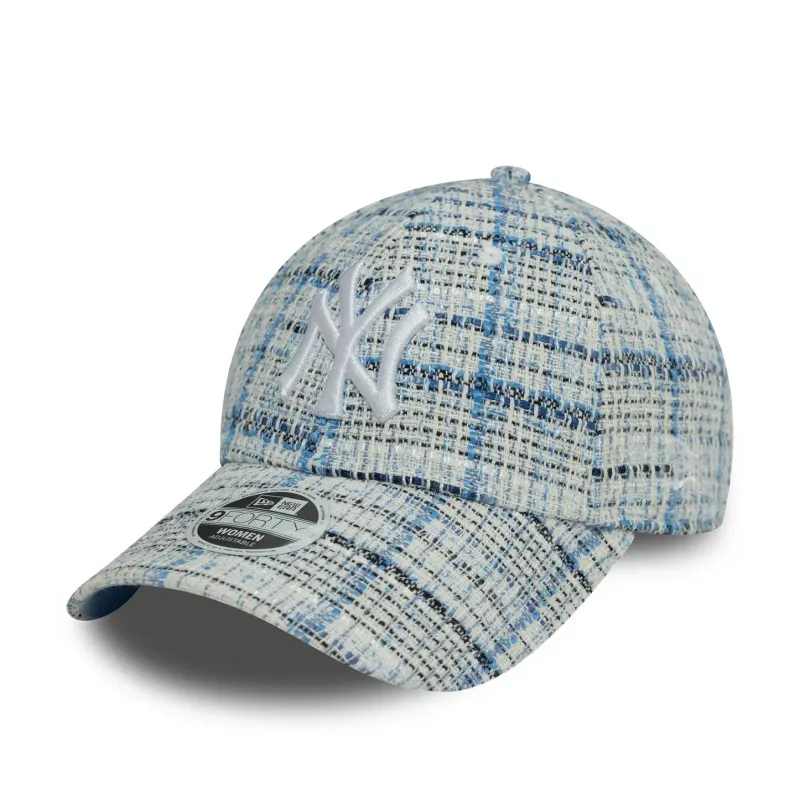 Casquette 9FORTY Adjustable New York Yankees Tweed Bleu