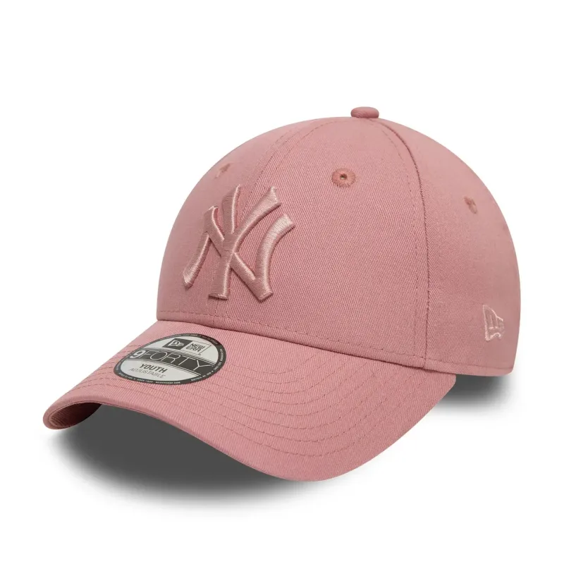 Casquette 9FORTY Adjustable New York Yankees League Essential Rose Foncé - Enfant
