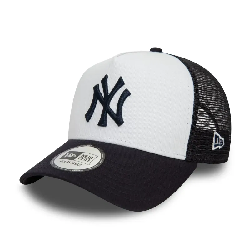 Casquette A-Frame Trucker New York Yankees Team Colour Blanc
