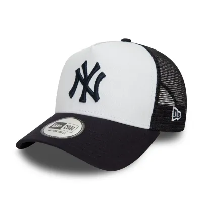 Casquette A-Frame Trucker New York Yankees Team Colour Blanc