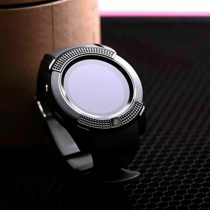 Original V8 Smart Watch Hd Smartphone Watch Oled Ios Android Black - Wlb