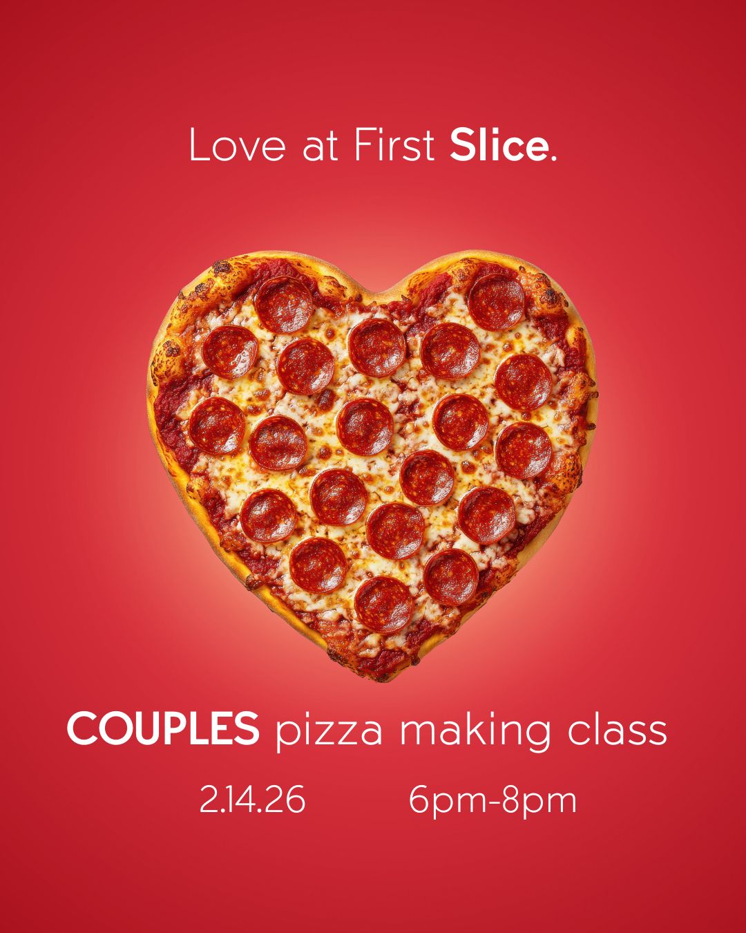 COUPLES Pizza Making Class