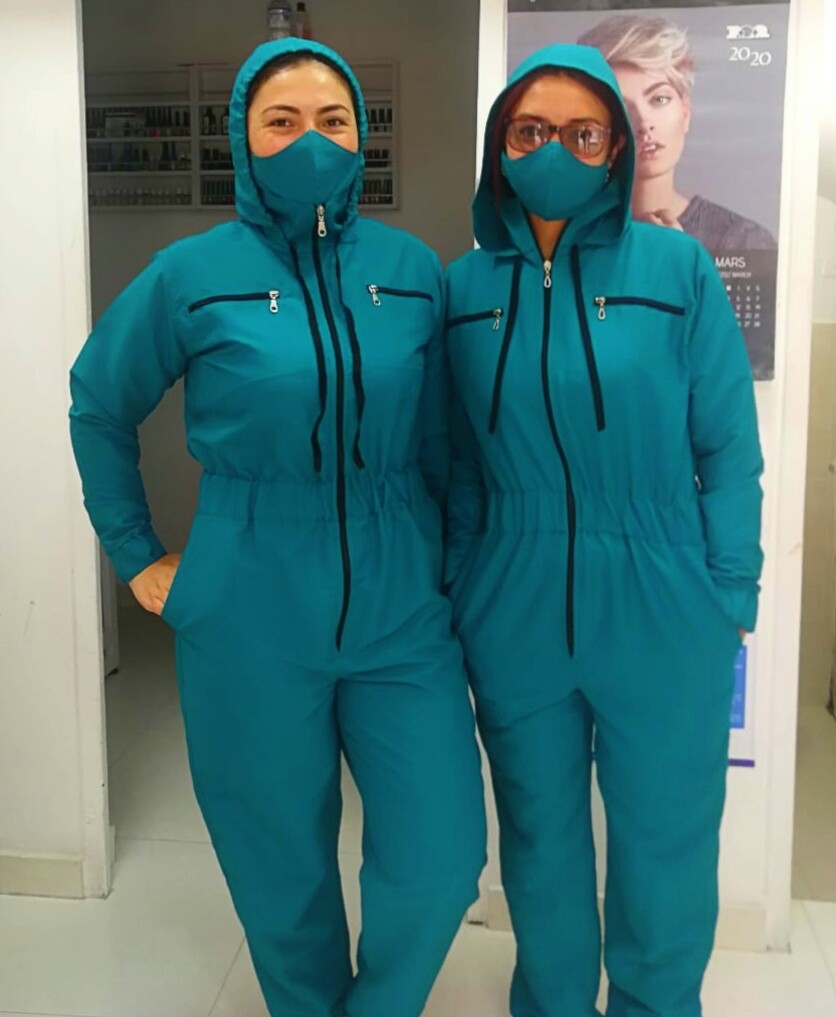 Overol de bioseguridad mujer