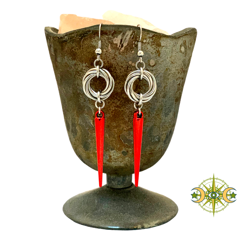 Möbius Spiked Earrimgs