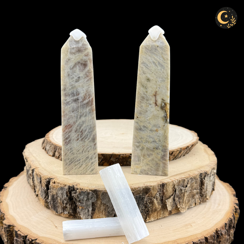 Alkali Feldspar 4-Sided Crystal Towers Alkali Feldspar 4-Sided Crystal Towers