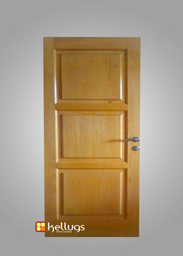 3 Panel Solid Wood Door
