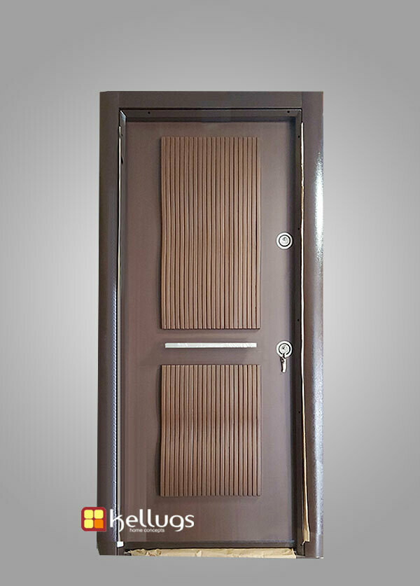 3ft 2 panel brown  door
