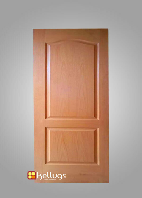 2 Panel Solid Wood door