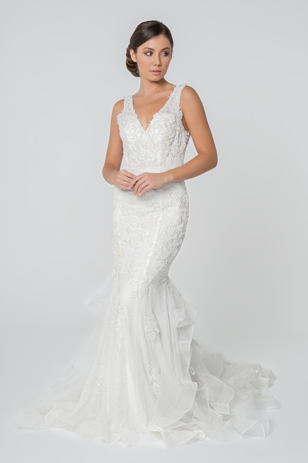 Sleeveless Mermaid Wedding Dress