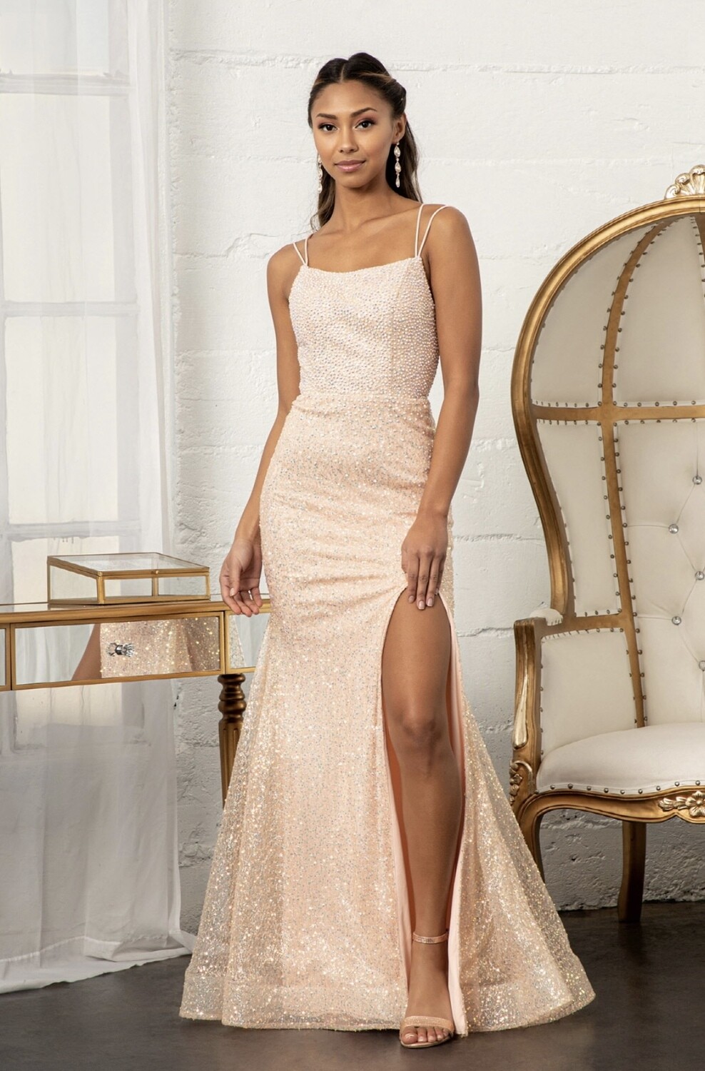 Straight Sequin Formal