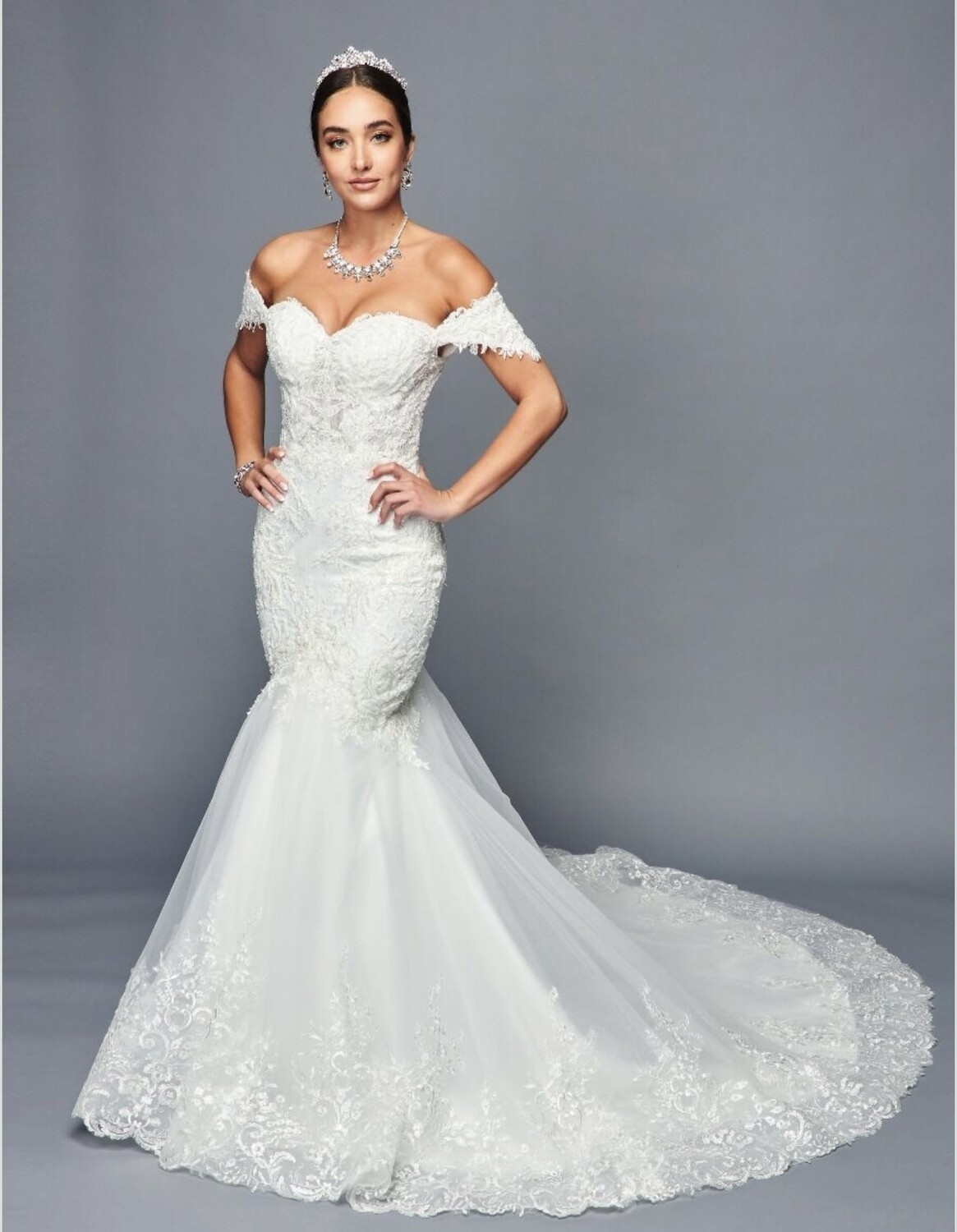 Scoop Neckline Gown