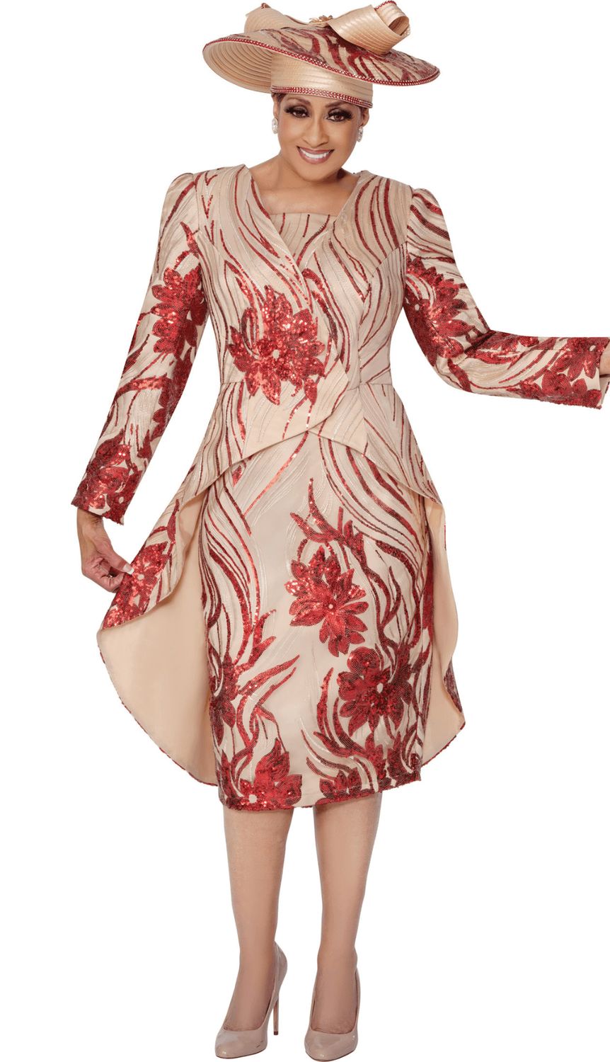 2 PC High Low Dress and Jacket